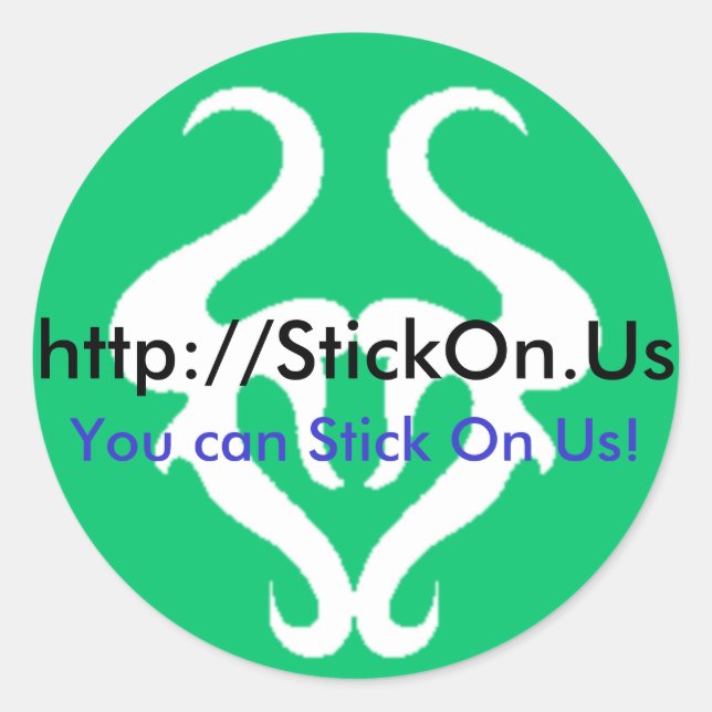 Adesivo vinheta verde (Frente)