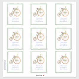 Adesivo Vinheta verde-de-bicicleta Circus