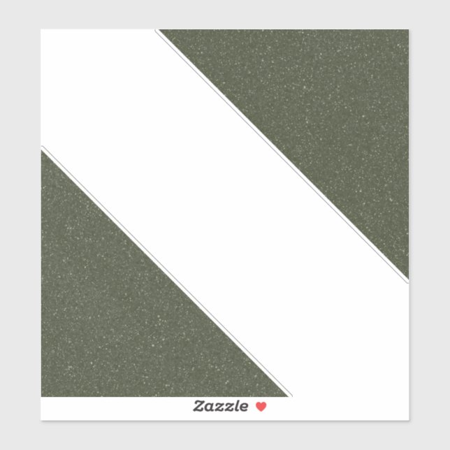 Adesivo Vinheta Verde de Moss Diagonal (Folha)