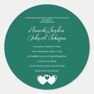 Adesivo Vinheta Verde Emerald Personalizada