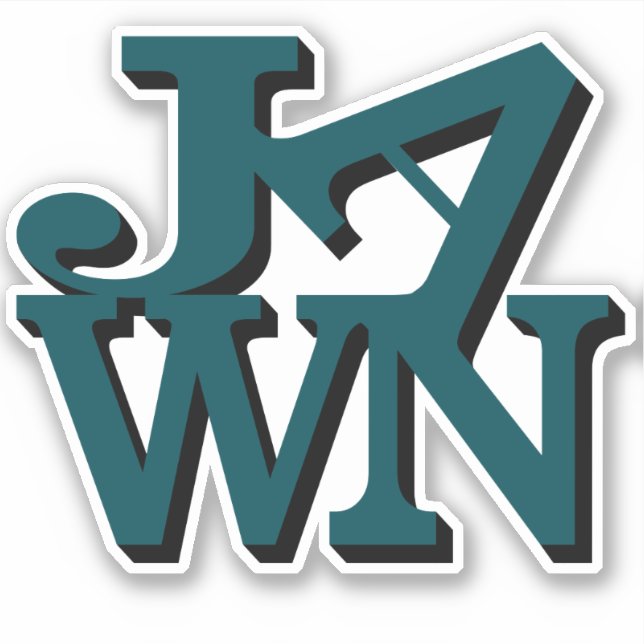 Adesivo Vinheta Verde Meia-Noite (Frente)