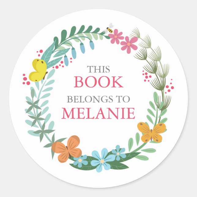 Adesivo Vinheta-Vinheta-Vinheta-Vidro Colorida da Borbolet (Frente)