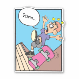 Adesivo Vinheta-Vinho De Corte Personalizado Do Skateboard