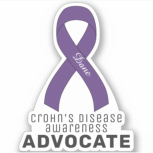 Adesivo Vinheta-vinil de consciência da doença de Crohn