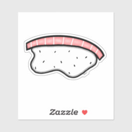 Adesivo Vinheta-Vinil de Corte Personalizada de Salmão Nig