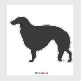Adesivo Vinheta-Vinil de Corte Personalizado de Borzoi