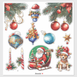 Adesivo Vinheta Vinil de Corte Personalizado de Natal_6
