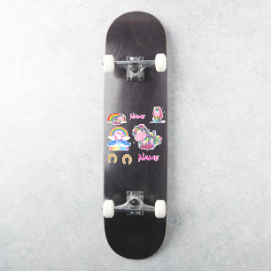 Adesivo Vinheta-Vinil De Corte Personalizado De Unicórnios