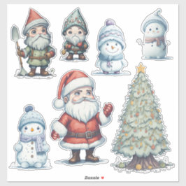 Adesivo Vinheta Vinil de Corte Personalizado do Natal_16