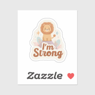 Adesivo Vinheta-vinil "Inspirational 'I'm Strong" | Positi