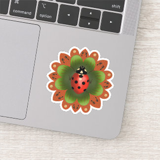 Adesivo Vinheta Vinil Ladybug de Corte Personalizado