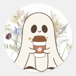 Adesivo Vinheta-vinil para café fantasma