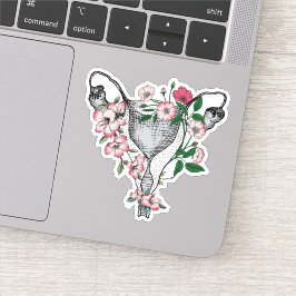 Adesivo Vinheta-vinil Uteral Floral
