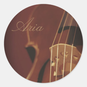 Adesivo Vinheta Violino