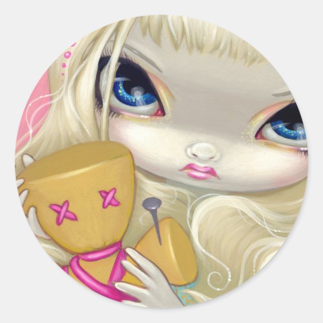 Adesivo Vinheta "Voodoo in Pink" (Frente)