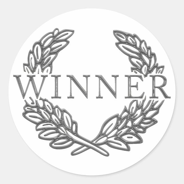 Adesivo Vinheta WINNER. (Frente)