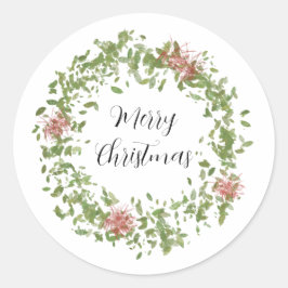 Adesivo Vinheta Wreath de Natal | DESIGN 1