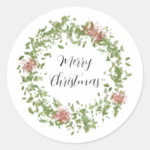 Adesivo Vinheta Wreath de Natal DESIGN 1