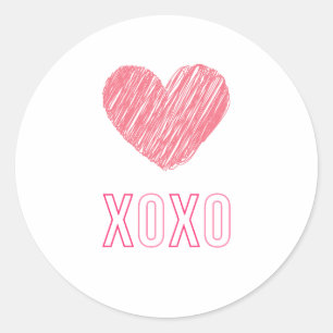 Adesivo Vinheta "XOXO"