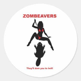 Adesivo Vinheta ZOMBEAVERS
