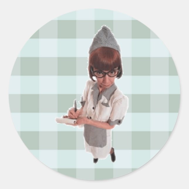 Adesivo Vinhetas - 1950 RETRO DINER GAL (Frente)