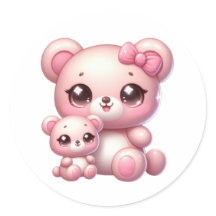 Vinhetas Adoráveis do Urso Kawaii: Sobrecarga Cute