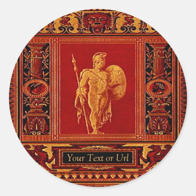 Adesivo Vinhetas Antigas do Soldier Romano (Frente)