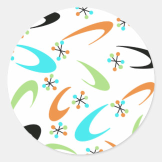 Adesivo Vinhetas Atômicas do Século médio