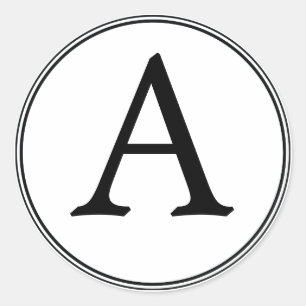 Adesivo Vinhetas brancas e negras de monograma