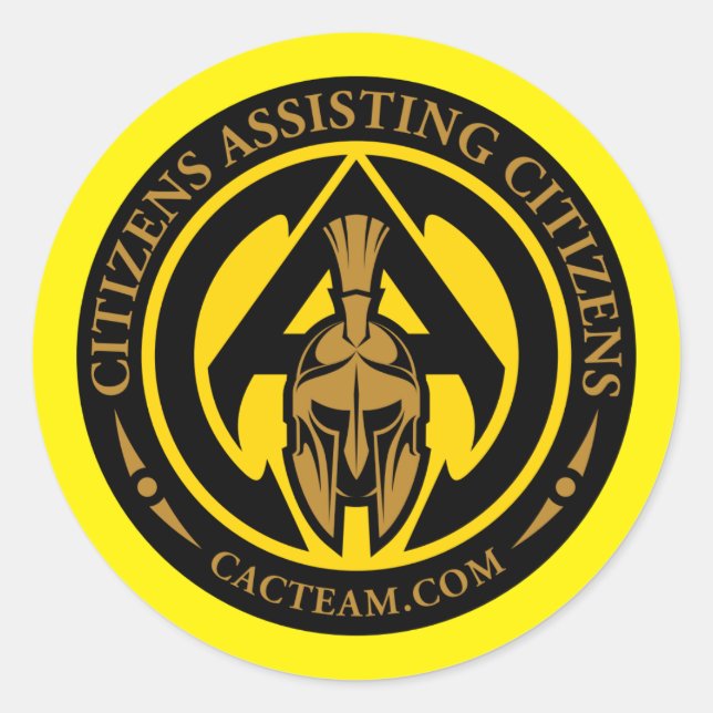 Adesivo Vinhetas CAC (Frente)