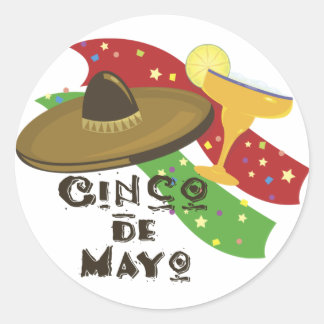 Adesivo vinhetas Cinco de Mayo