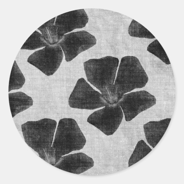 Adesivo Vinhetas da Flor Preta (Frente)