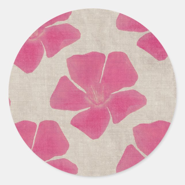 Adesivo Vinhetas da Flor Rosa (Frente)
