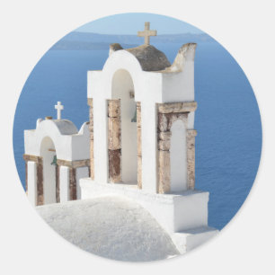 Adesivo Vinhetas da Igreja Grega (Santorini)