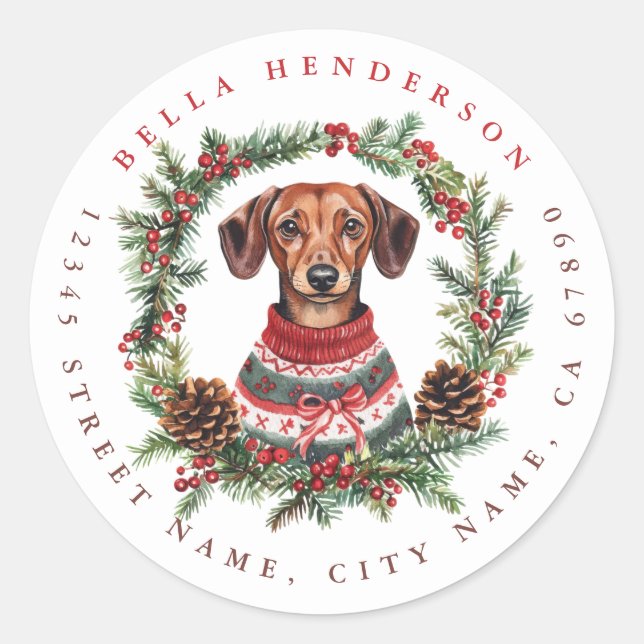 Adesivo Vinhetas da Ronda de Natal (Frente)