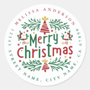 Adesivo Vinhetas da Ronda de Natal