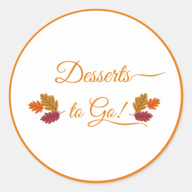 Adesivo Vinhetas de Ação de Graças (Frente)