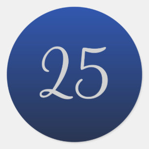 Adesivo Vinhetas de Aniversário de Casamento 25