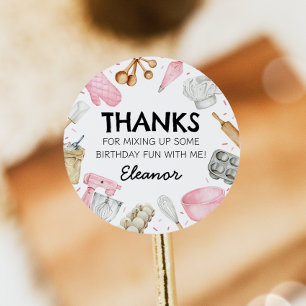 Adesivo Vinhetas de aniversário de Cupcake de decoração