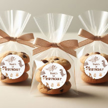 Vinhetas de aniversário de dinossauro neutro e bon