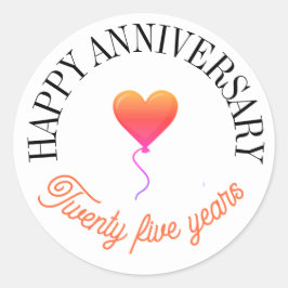 Adesivo Vinhetas de aniversário felizes