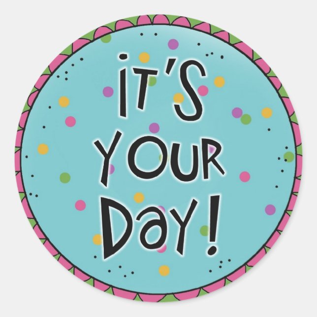 Adesivo Vinhetas de aniversário ou vinhetas de ocasião esp (Frente)