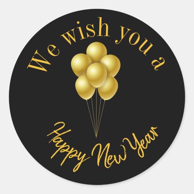 Adesivo Vinhetas de ano novo (Frente)