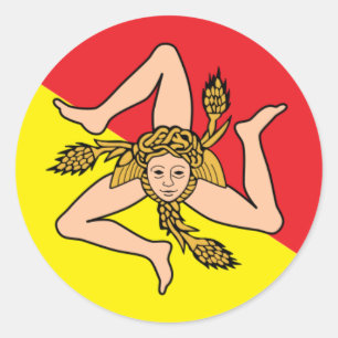 Adesivo Vinhetas de automóveis de Triskelion, Sicília
