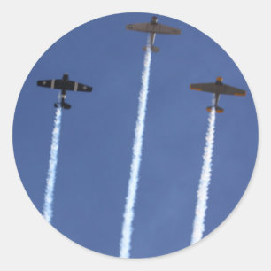 Adesivo Vinhetas de aviões de guerra