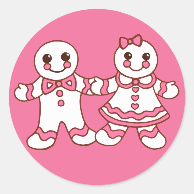 Adesivo Vinhetas de biscoitos de Natal (Frente)