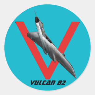 Adesivo Vinhetas de bombardeiros vulcanos