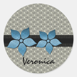 Adesivo Vinhetas de bordas riscadas