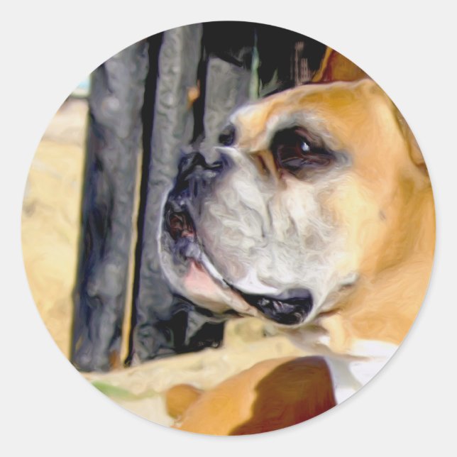 Adesivo Vinhetas de cães (Frente)