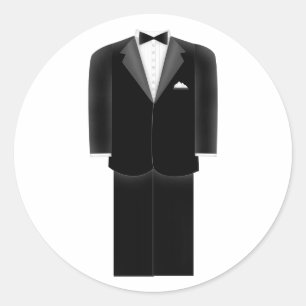 Adesivo Vinhetas de Casamento de Tux